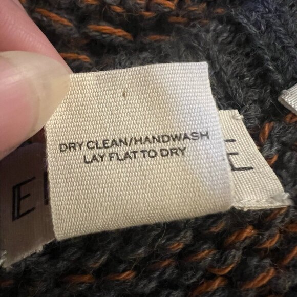 EMILIME Alpaca Wool Blend Sweater Size Medium Made In Peru Grandpa Gorpcore - Picture 8 of 10